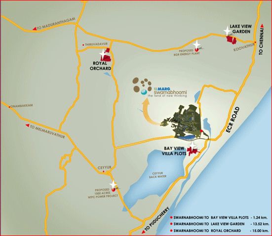 Swarnabhoomi Cityscapes Location Map