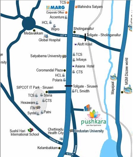 Pushkara location map