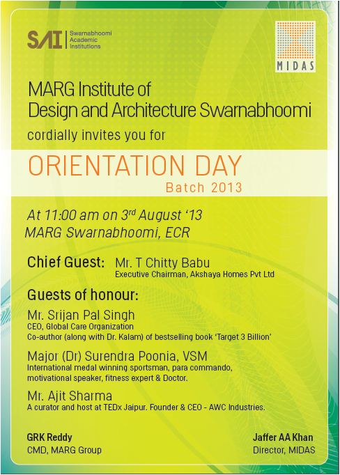 MIDAS,Marg swarnabhoomi,Marg Institute of design and architecture swarnabhoomi,architecture college in chennai
